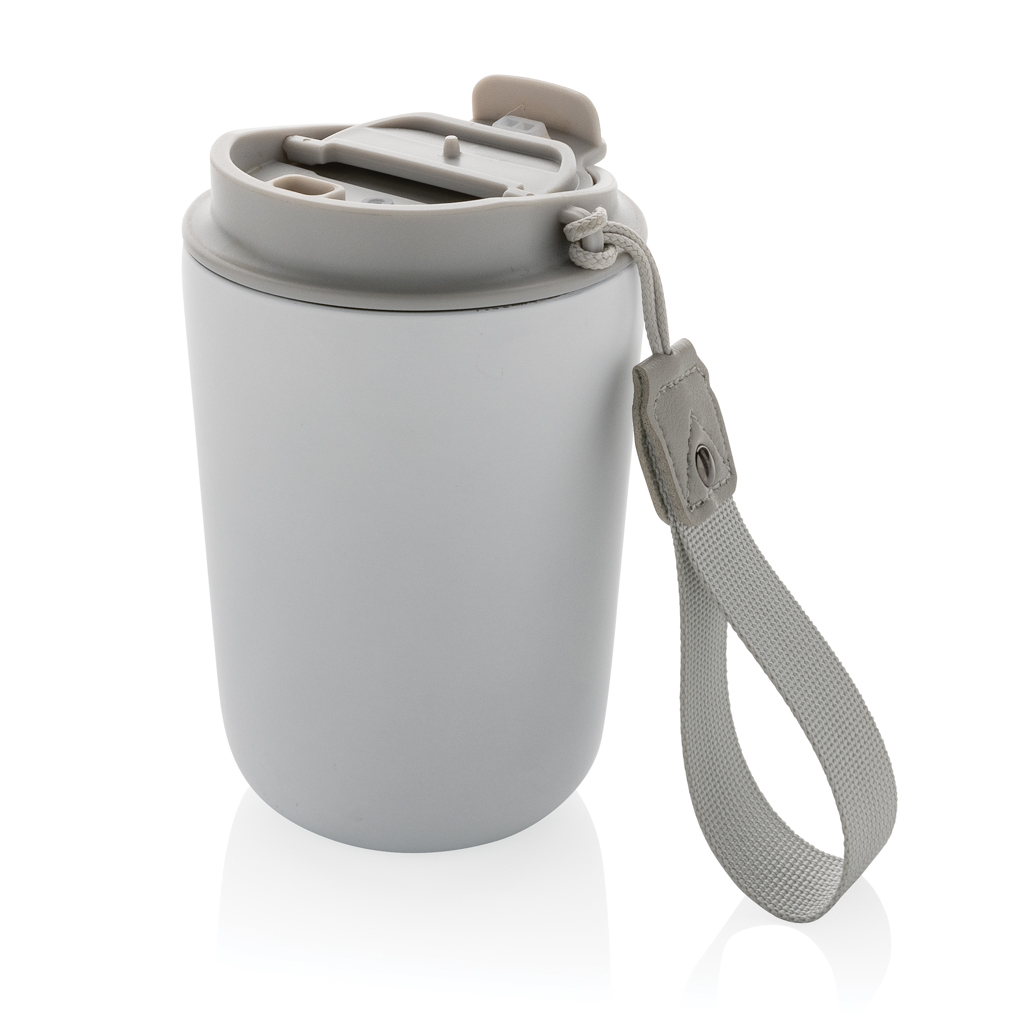 XD Collection Cuppa RCS re-steel vacuum tumbler with lanyard