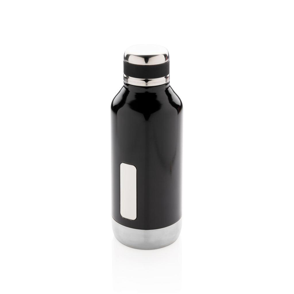 XD Collection Leak proof vacuum bottle with logo plate