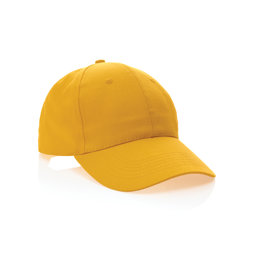 XD Collection Impact 6 panel 190gr Recycled cotton cap with AWARE™ tracer