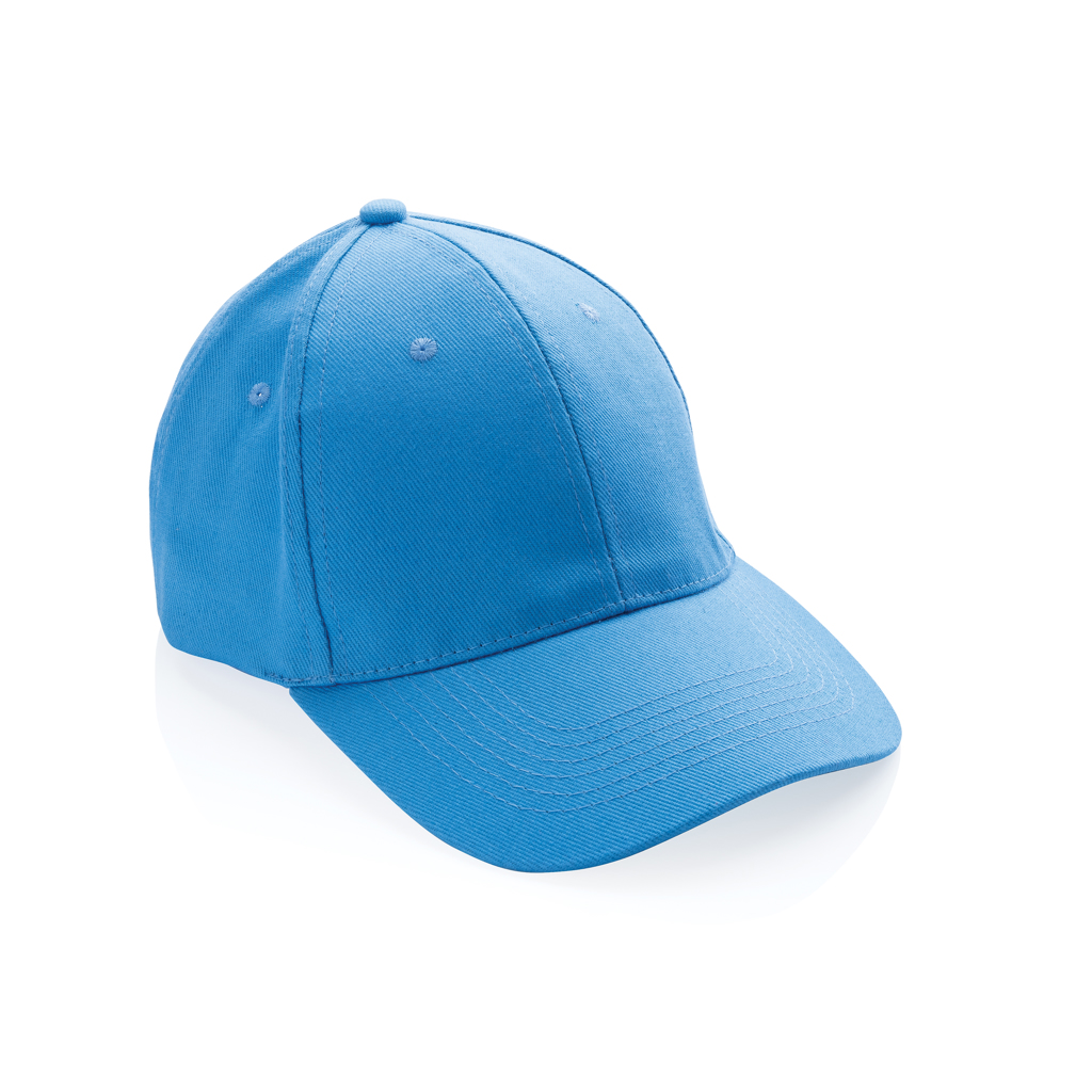 XD Collection Impact 6 panel 280gr Recycled cotton cap with AWARE™ tracer