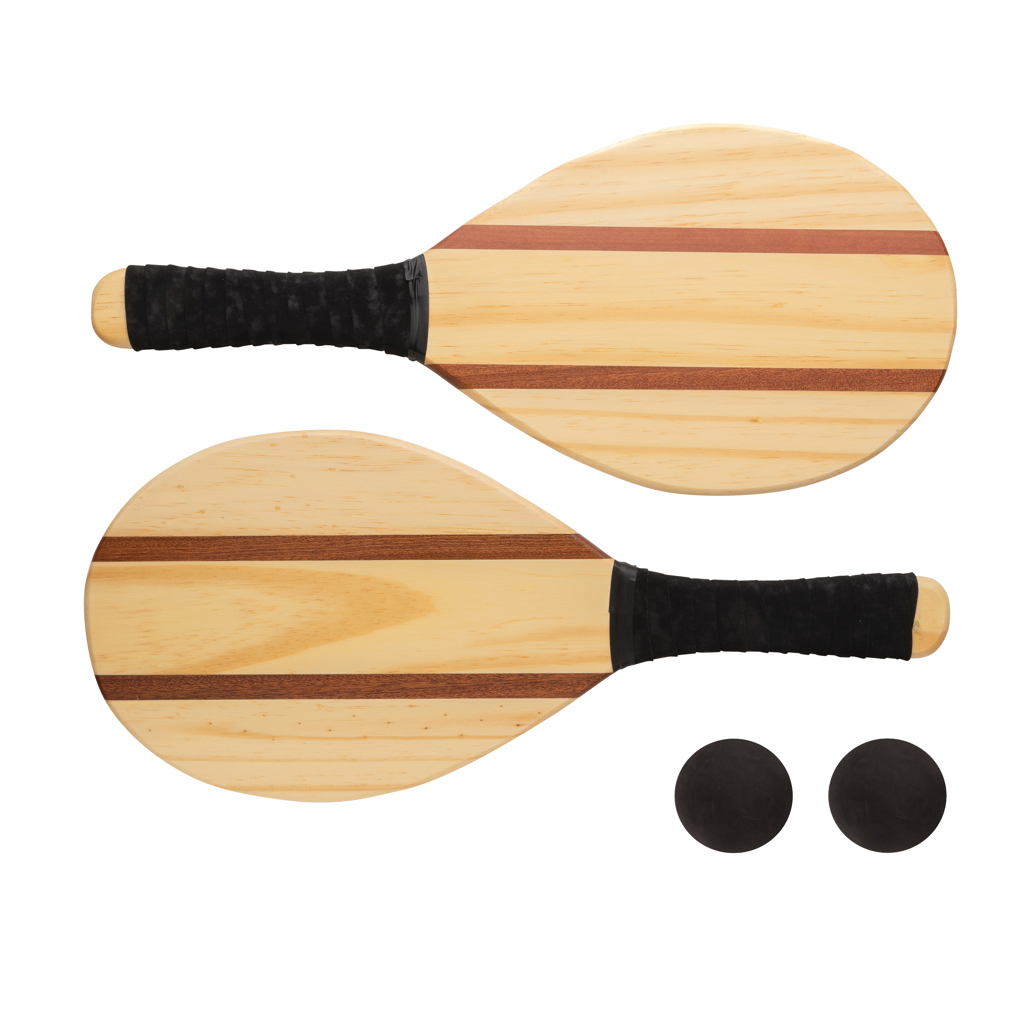 XD Collection Wooden frescobol tennis set