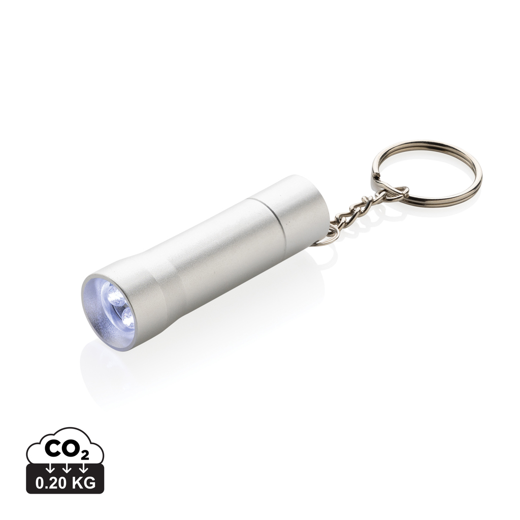 XD Collection Flash RCS recycled aluminium keychain torch