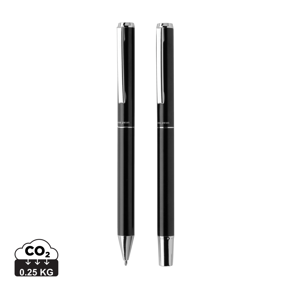 Swiss Peak Swiss Peak Cedar RCS certified recycled aluminium pen set