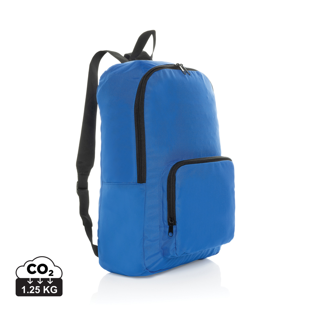 XD Collection Dillon AWARE™ RPET foldable classic backpack
