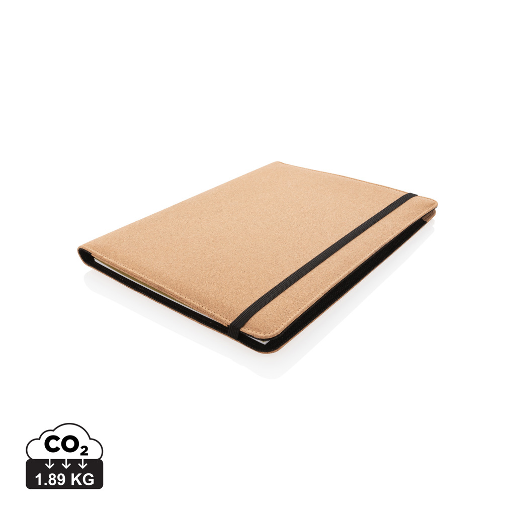 XD Collection Deluxe cork portfolio A4 with pen