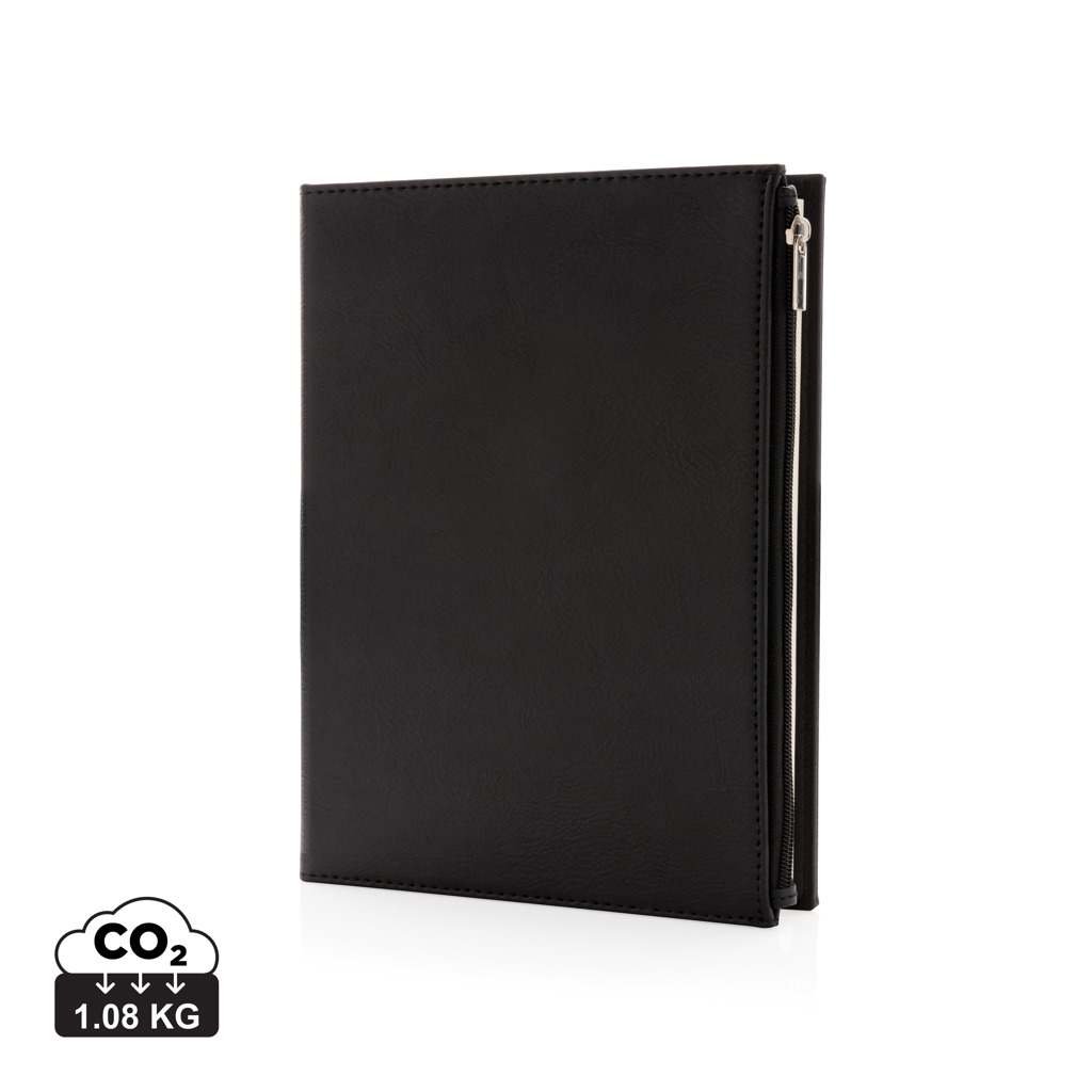 Swiss Peak Swiss Peak A5 PU notebook with zipper pocket