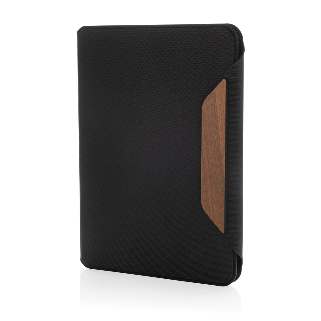 XD Xclusive Teri AWARE™ RPET and walnut A5 portfolio