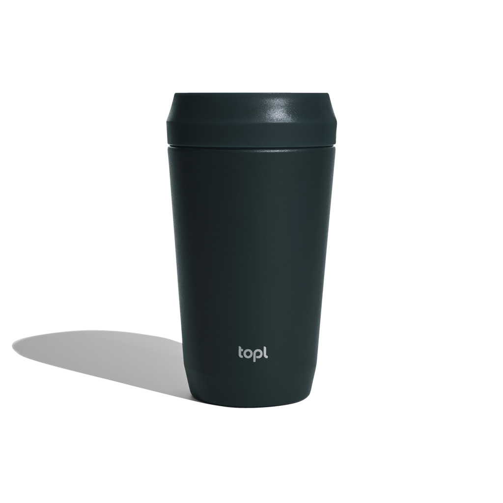 Topl Topl Recycled Steel To Go Tumbler Patented 360 Lid 354ml