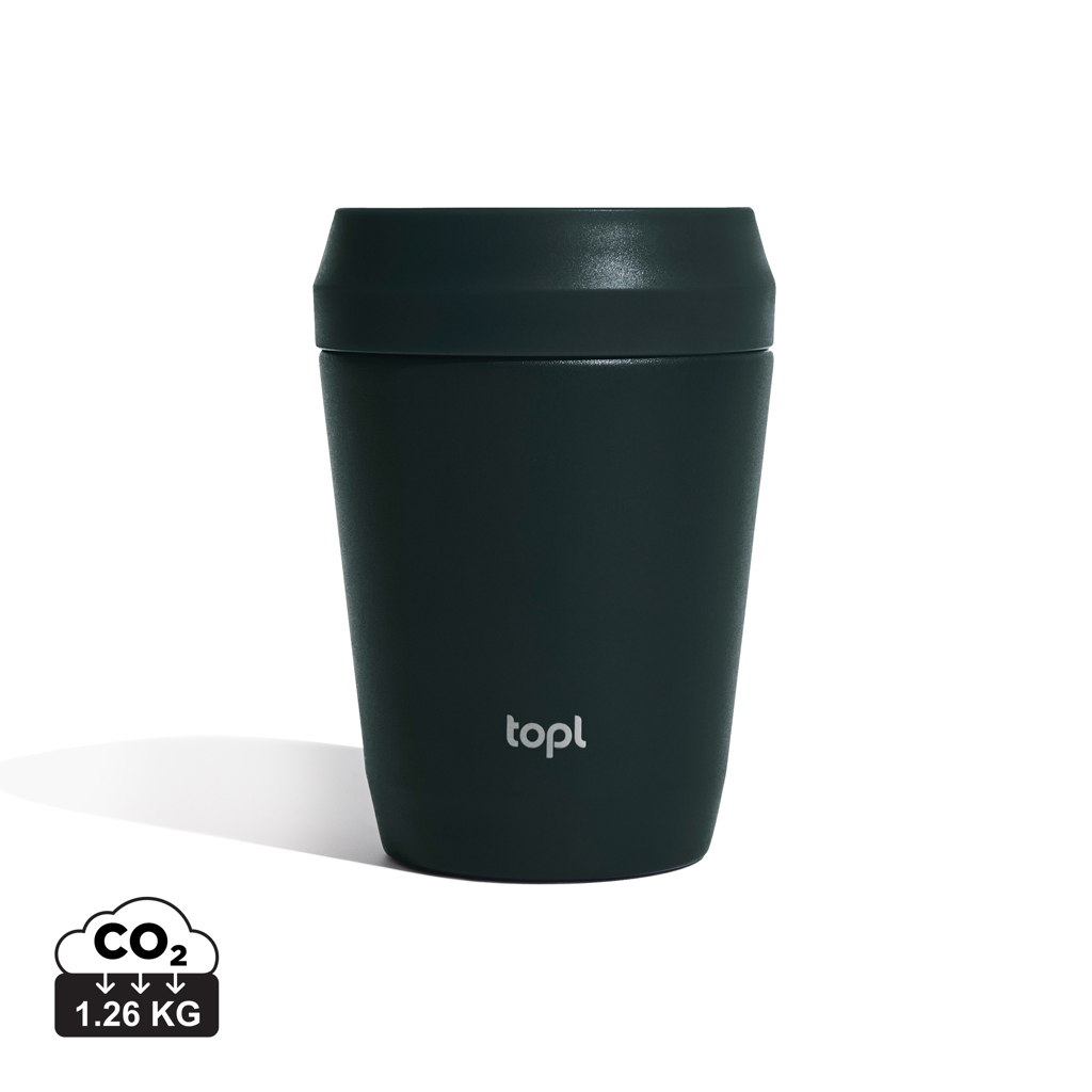Topl Topl Recycled Steel To Go Tumbler Patented 360 Lid 235ml