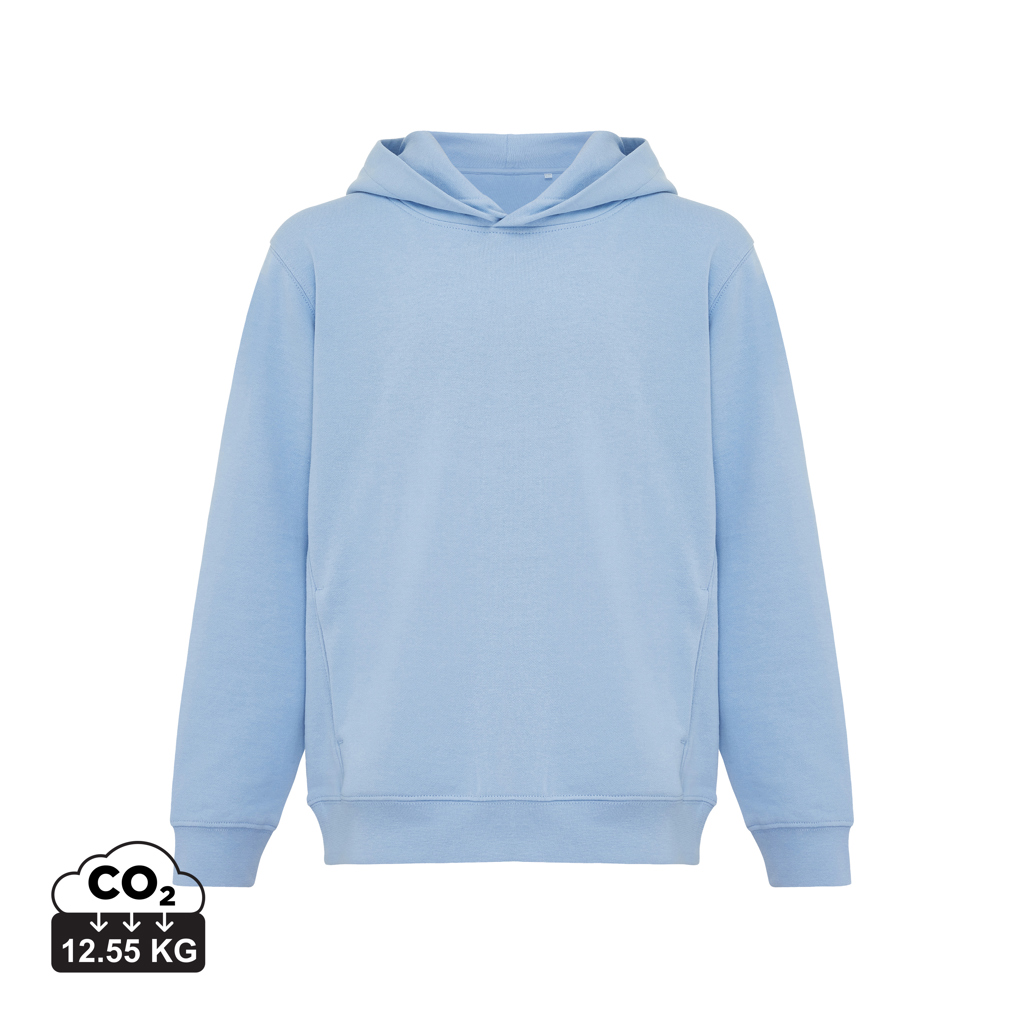 iqoniq IQONIQ Yengo kids recycled cotton hoodie with sidepockets