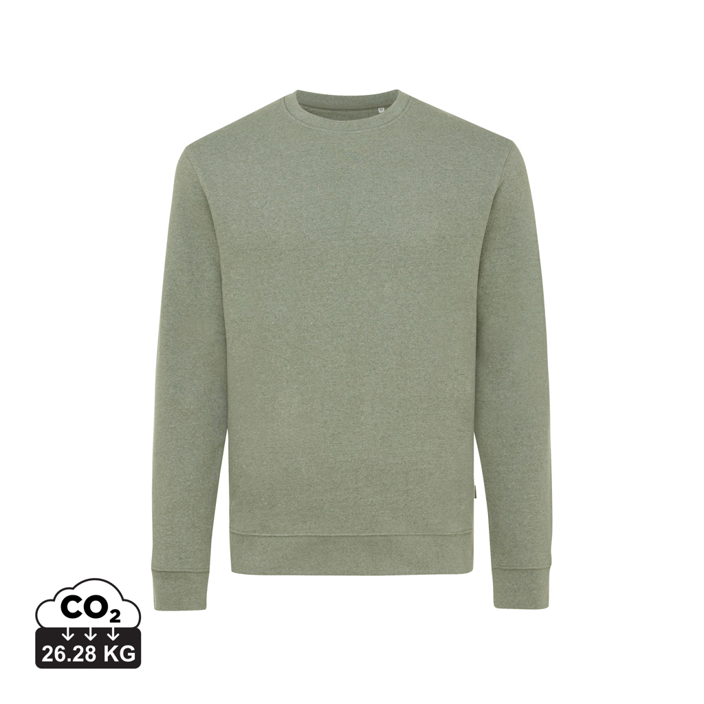 iqoniq IQONIQ Denali recycled cotton crew neck undyed