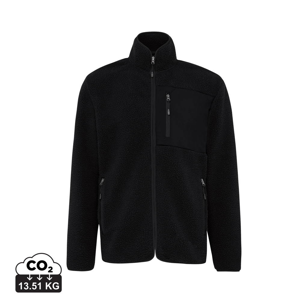 iqoniq IQONIQ Diran recycled polyester pile fleece jacket
