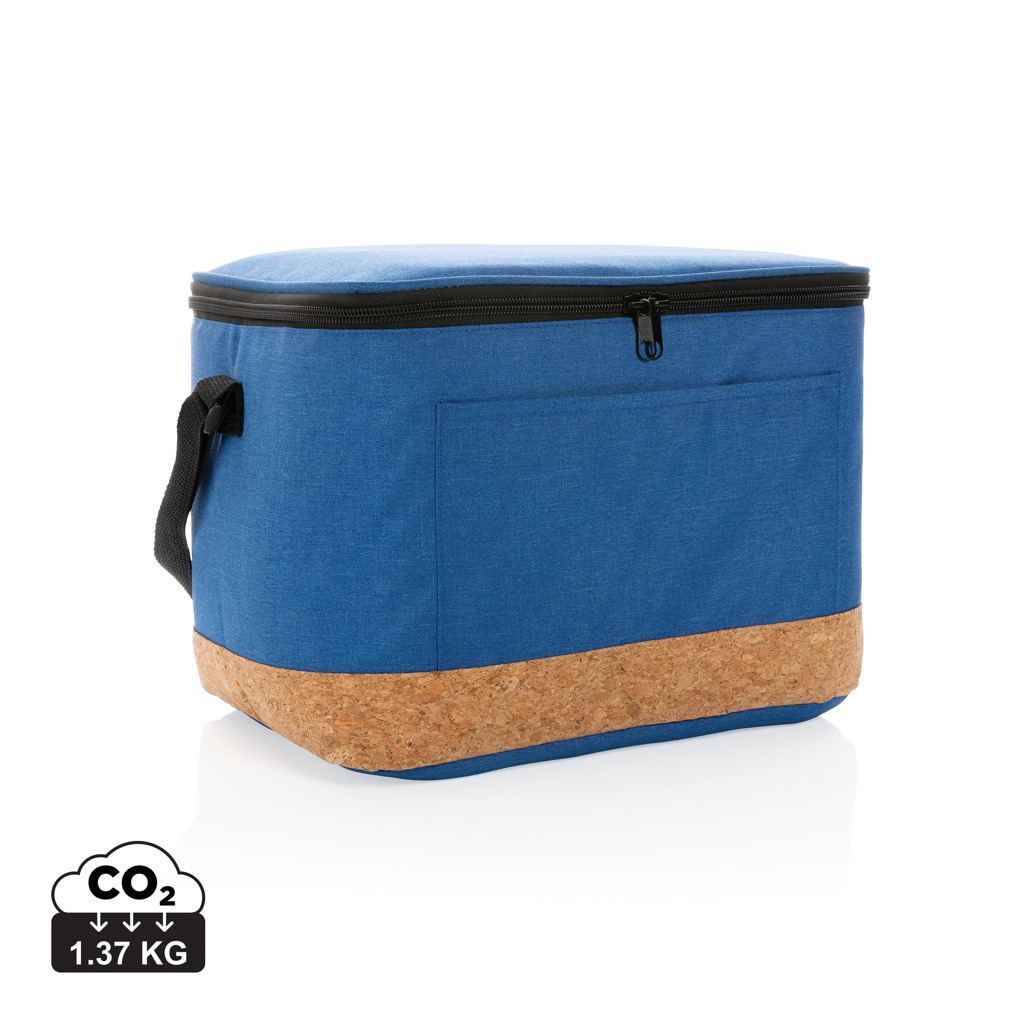 XD Collection Impact AWARE™ XL RPET two tone cooler bag with cork detail