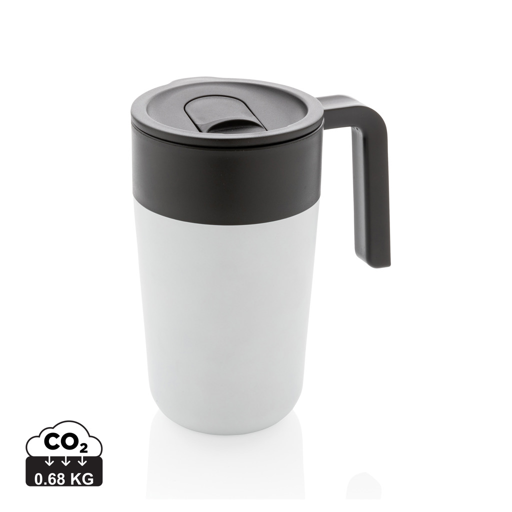 XD Collection GRS Recycled PP and SS mug with handle