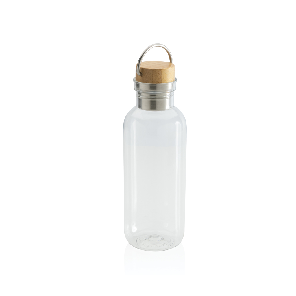 XD Collection RCS RPET bottle with bamboo lid and handle