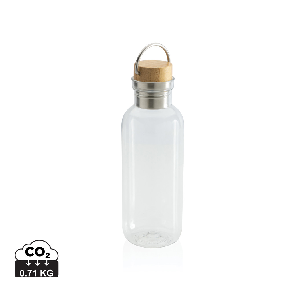 XD Collection RCS RPET bottle with bamboo lid and handle