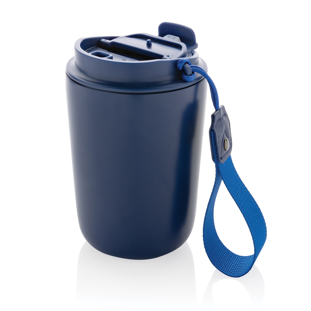 XD Collection Cuppa RCS re-steel vacuum tumbler with lanyard