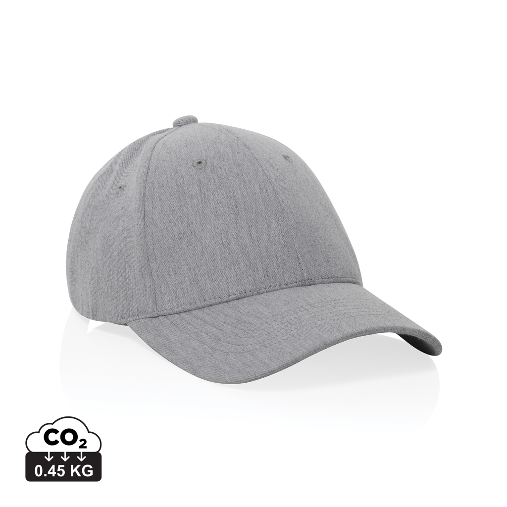 XD Collection Milo AWARE™ recycled heather 6 panel cap 200gr