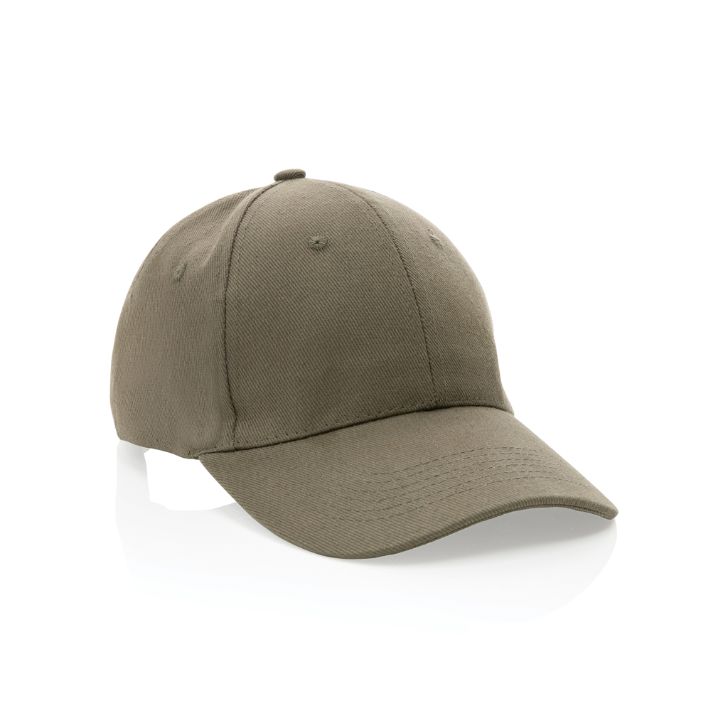 XD Collection Impact 6 panel 280gr Recycled cotton cap with AWARE™ tracer