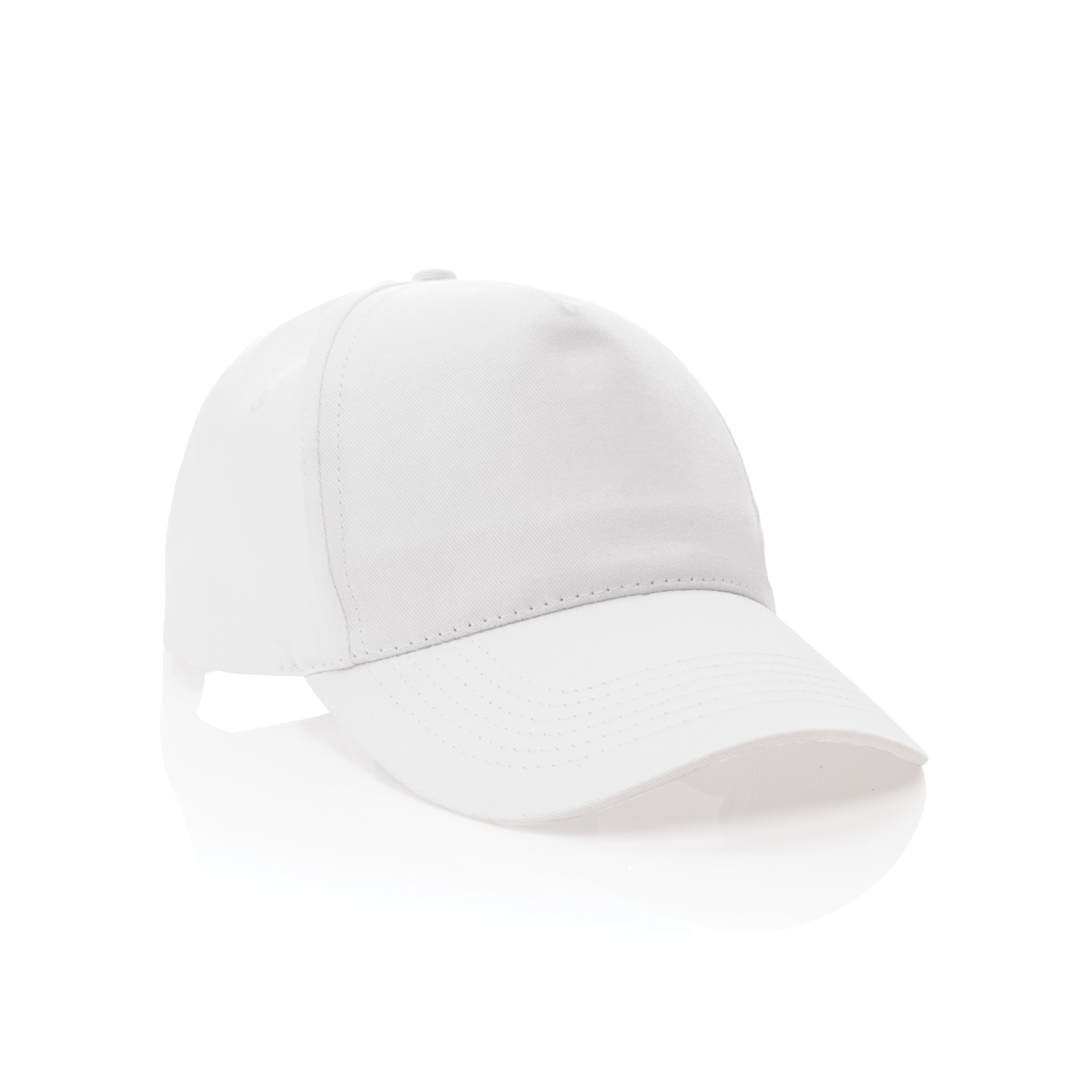 XD Collection Impact 5 panel 190gr Recycled cotton cap with AWARE™ tracer