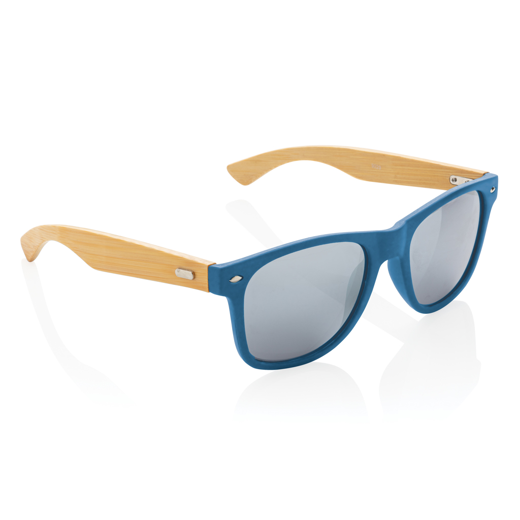XD Collection Bamboo and RCS recycled plastic sunglasses
