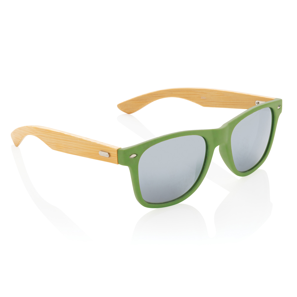 XD Collection Bamboo and RCS recycled plastic sunglasses