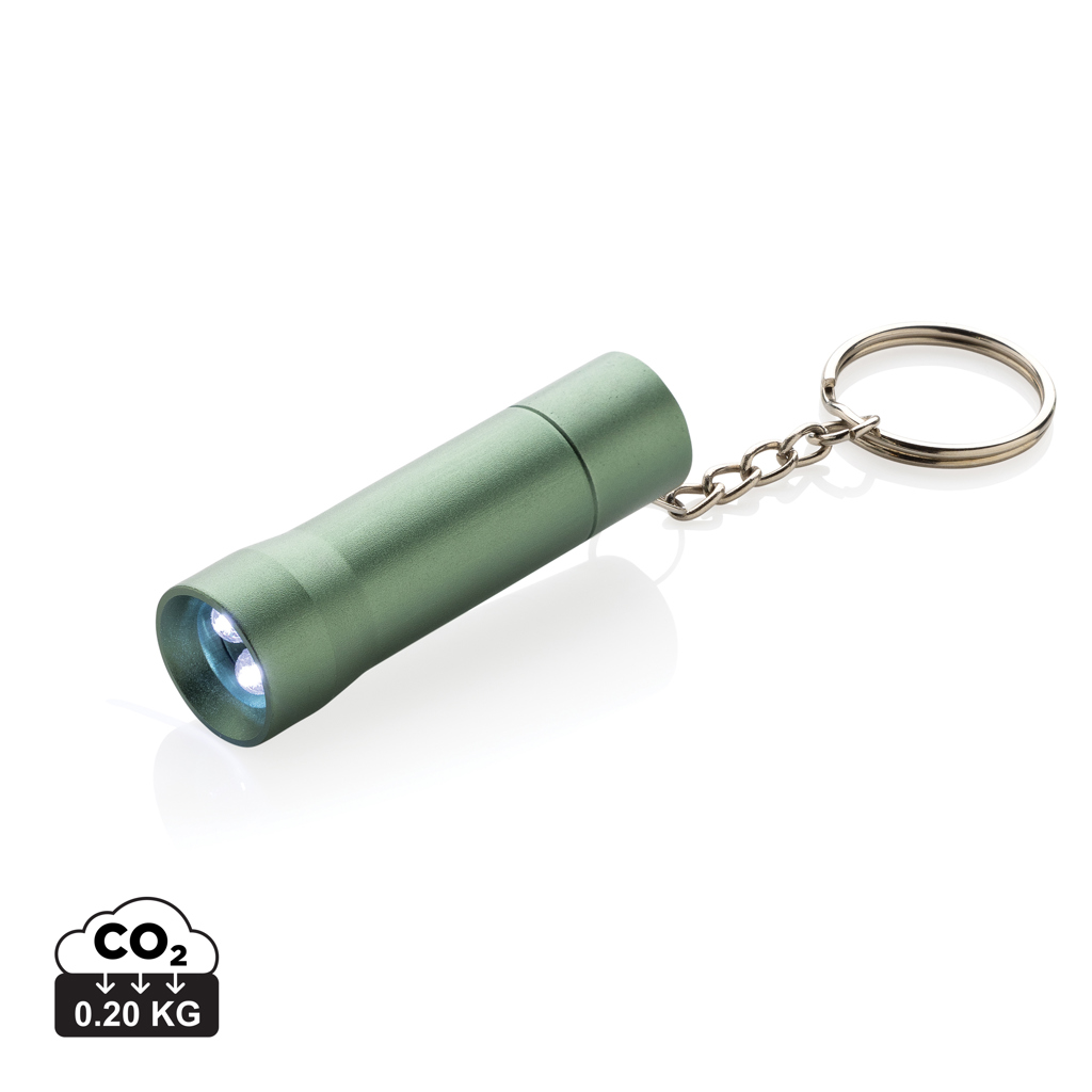 XD Collection Flash RCS recycled aluminium keychain torch