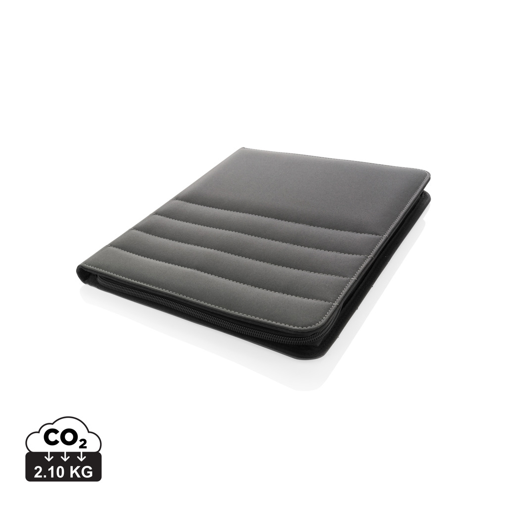XD Xclusive Impact AWARE™ RPET A4 portfolio with zipper