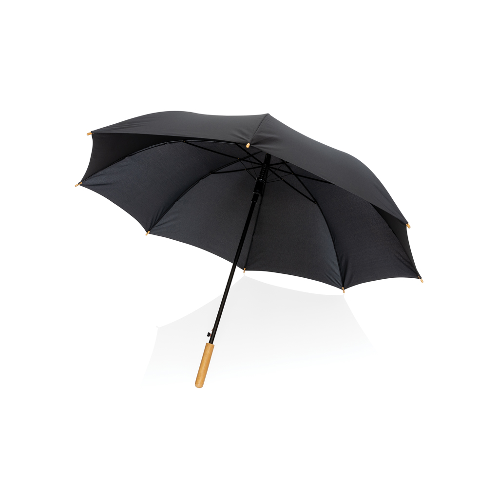 XD Collection 27″ Impact AWARE™ RPET 190T auto open bamboo umbrella