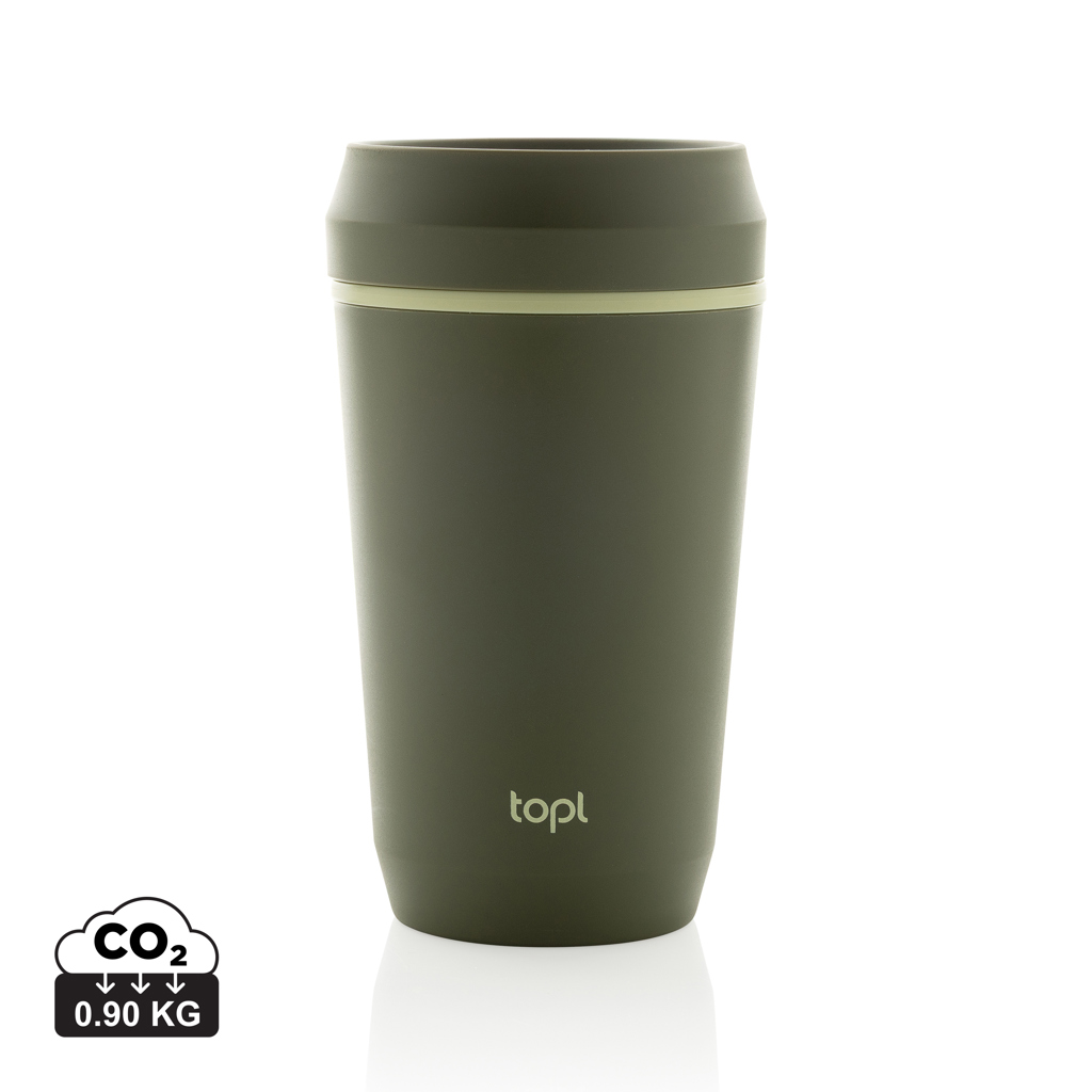 Topl Topl Recycled Plastic To Go Tumbler Patented 360 Lid 354ml