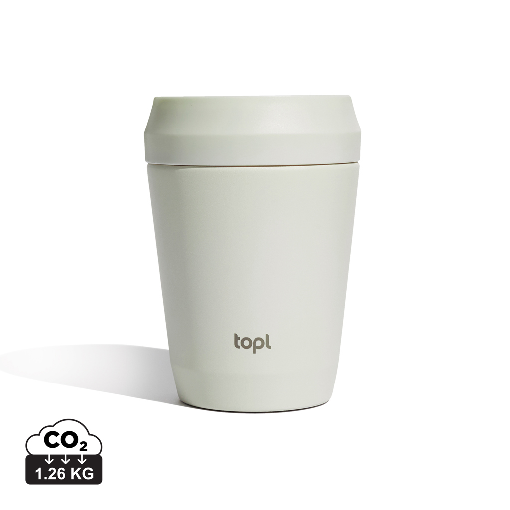 Topl Topl Recycled Steel To Go Tumbler Patented 360 Lid 235ml