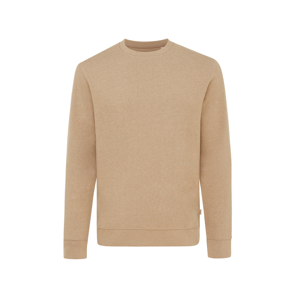 iqoniq IQONIQ Denali recycled cotton crew neck undyed