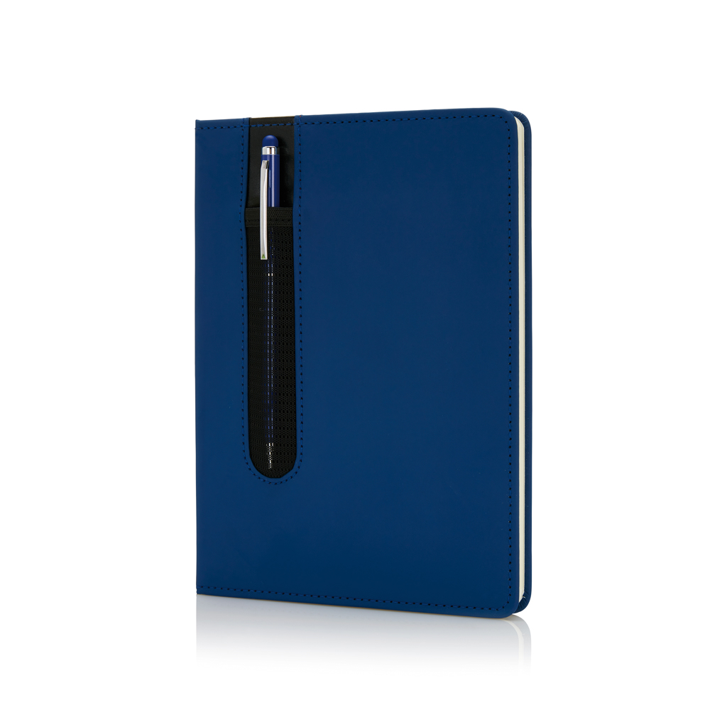 XD Collection Standard hardcover PU A5 notebook with stylus pen