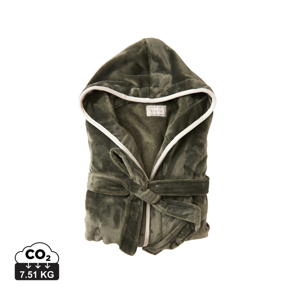 Vinga VINGA Louis luxury plush GRS RPET robe size S-M