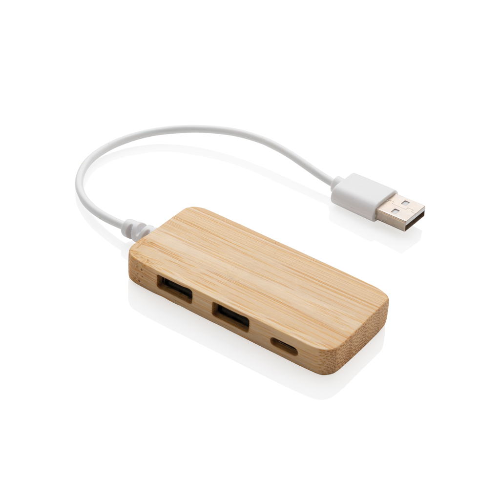 XD Collection Bamboo hub with Type-C