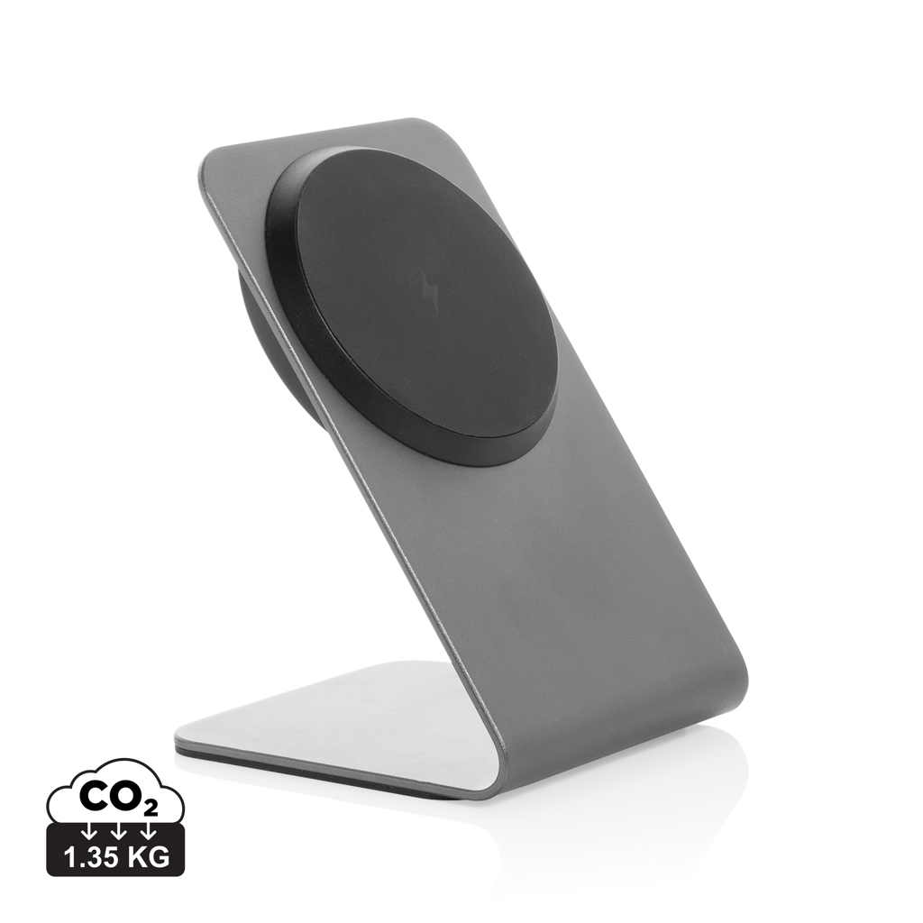XD Xclusive Terra aluminium 15W magnetic wireless charging phone stand