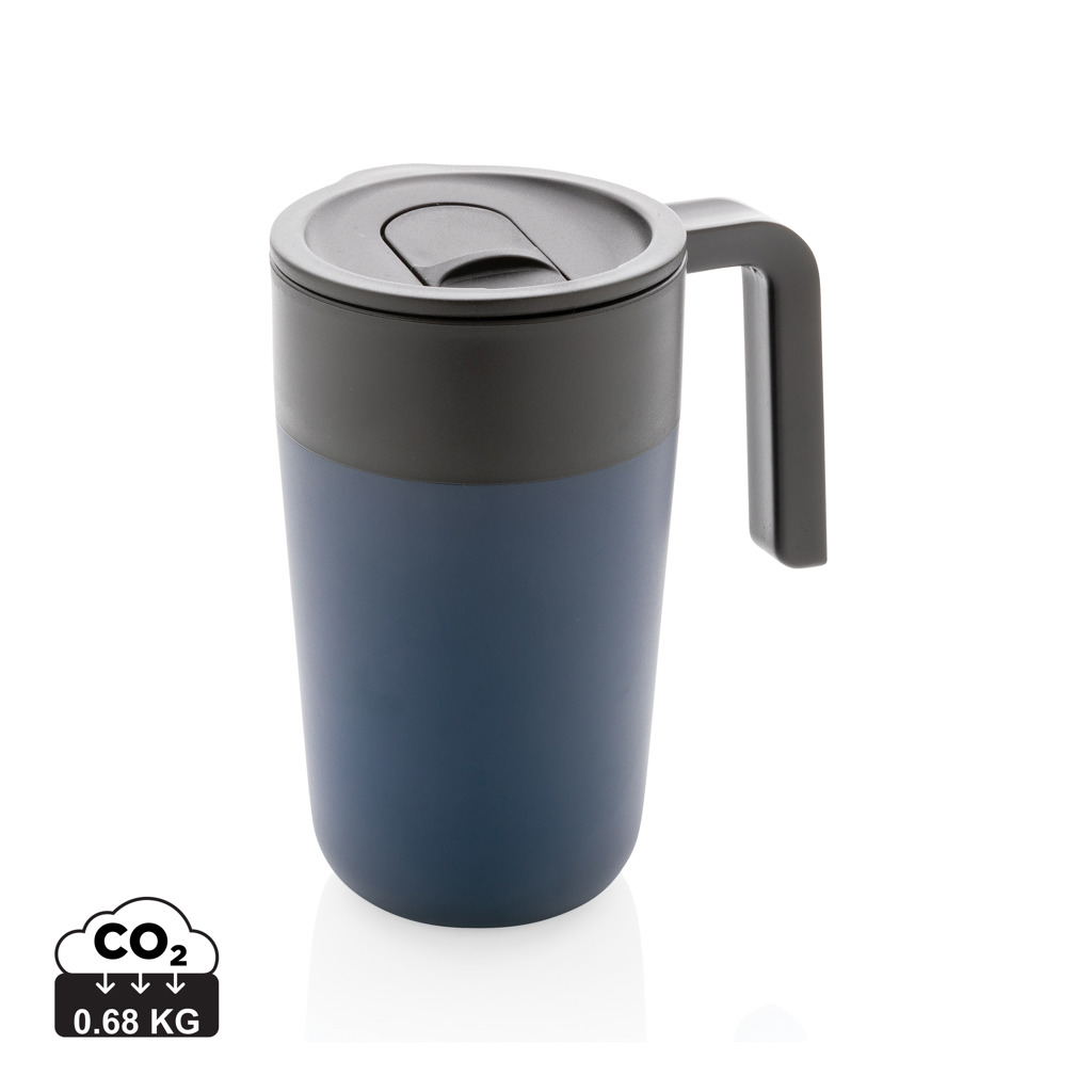 XD Collection GRS Recycled PP and SS mug with handle