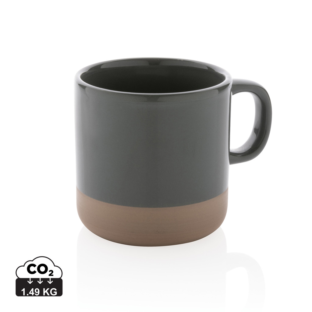 XD Collection Glazed ceramic mug 360ml