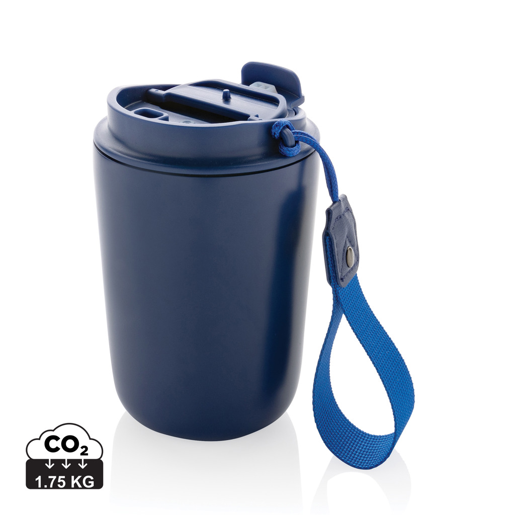 XD Collection Cuppa RCS re-steel vacuum tumbler with lanyard