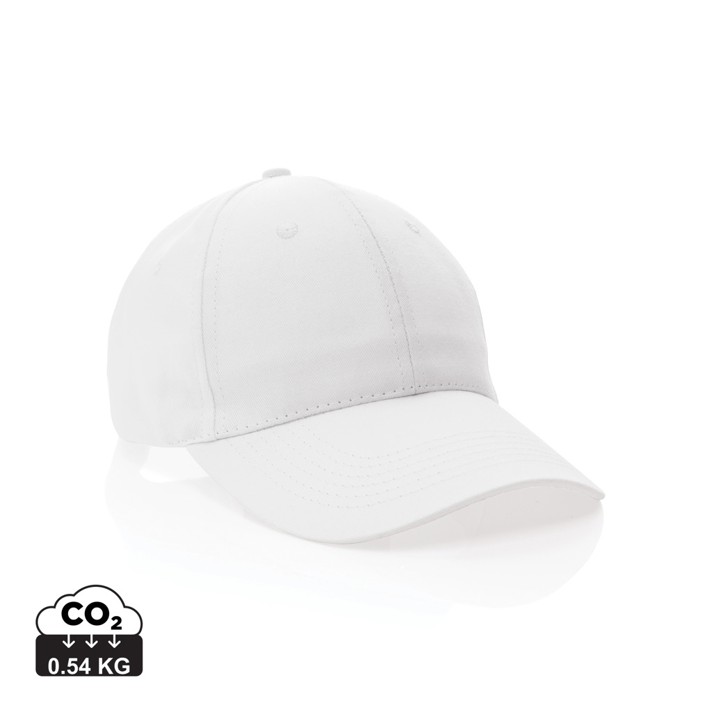 XD Collection Impact 6 panel 190gr Recycled cotton cap with AWARE™ tracer