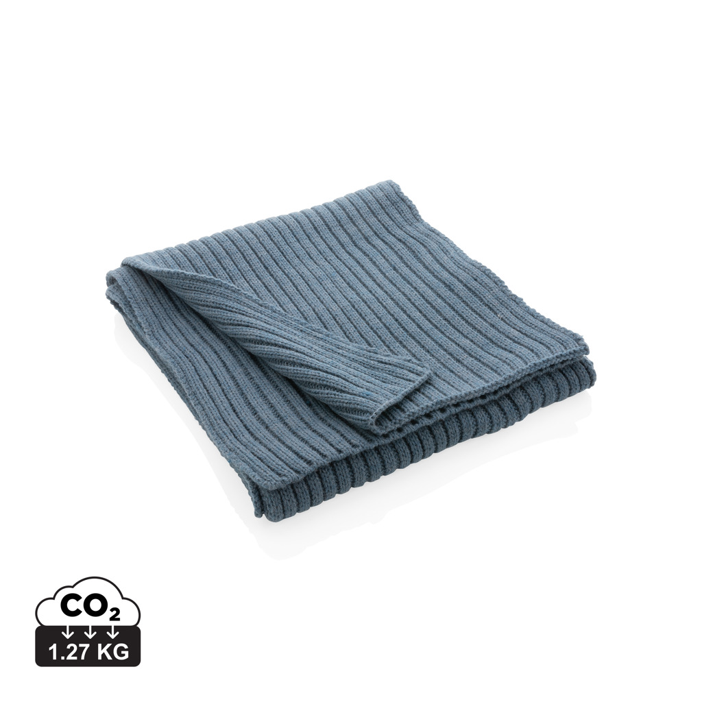 XD Collection Impact AWARE™ Polylana® knitted scarf 180 x 25cm
