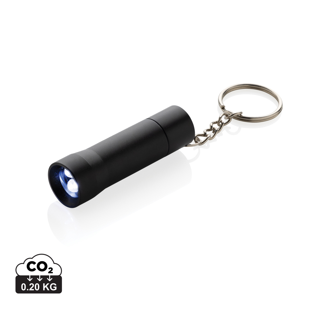 XD Collection Flash RCS recycled aluminium keychain torch