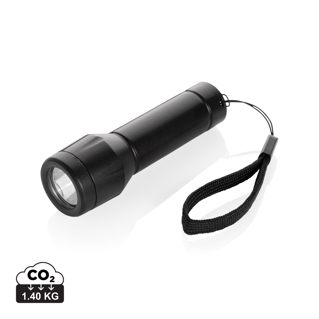 XD Collection Flara RSC recycled plastic USB-rechargeable torch
