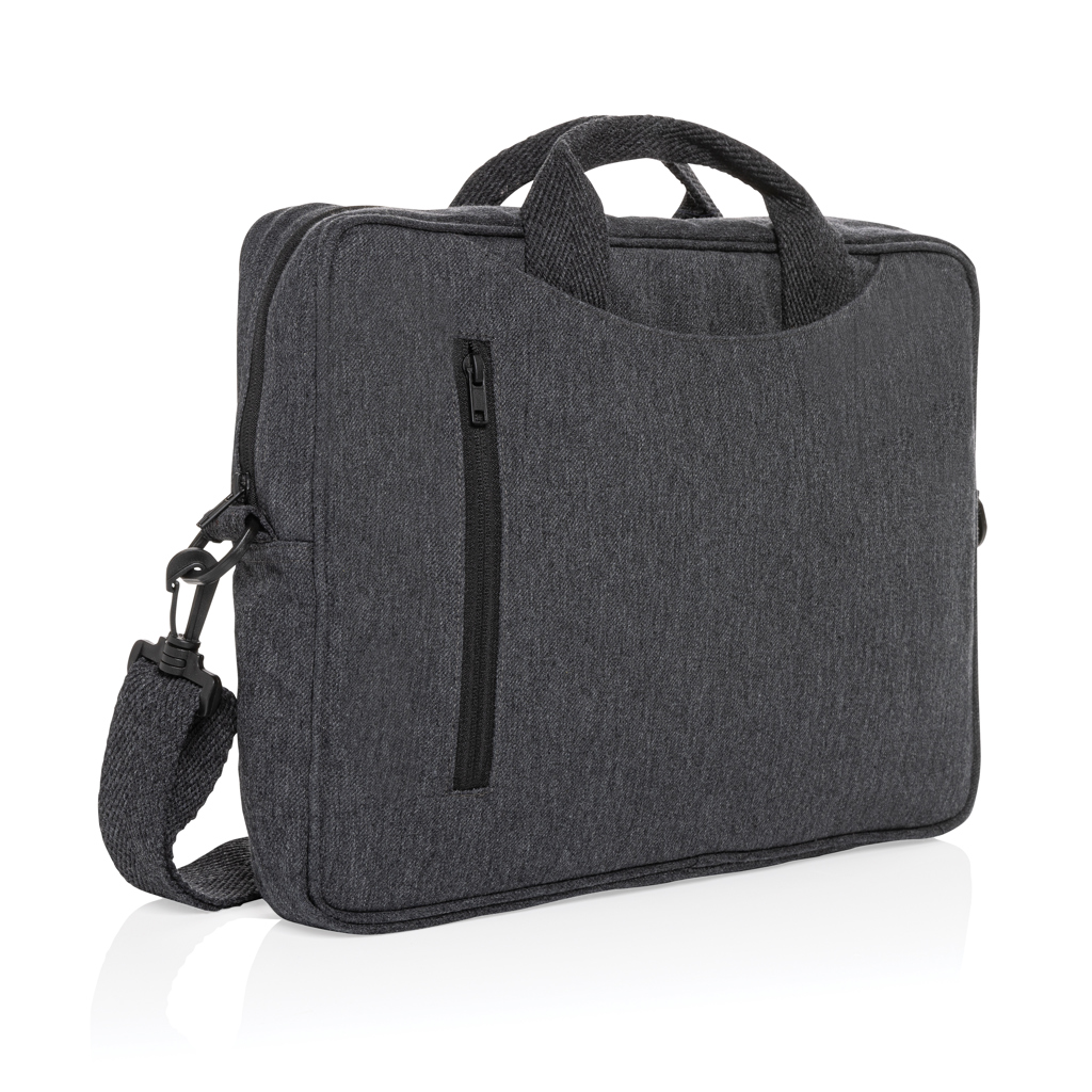 XD Collection Laluka AWARE™ recycled cotton 15.4 inch laptop bag