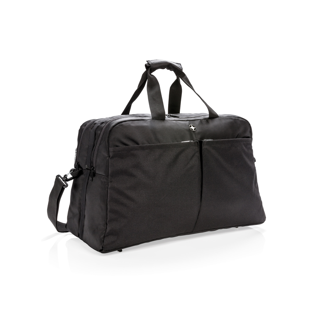 Swiss Peak Swiss Peak RFID duffle with suitcase opening