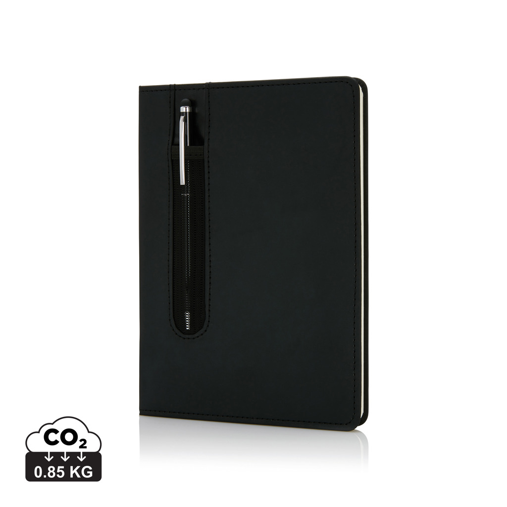XD Collection Standard hardcover PU A5 notebook with stylus pen