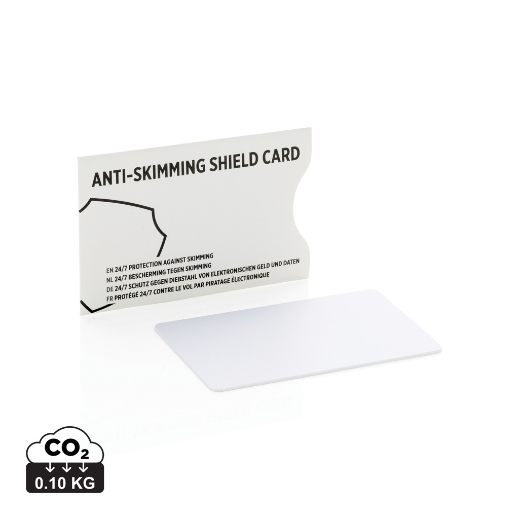 XD Collection Anti-skimming RFID shield card with active jamming chip
