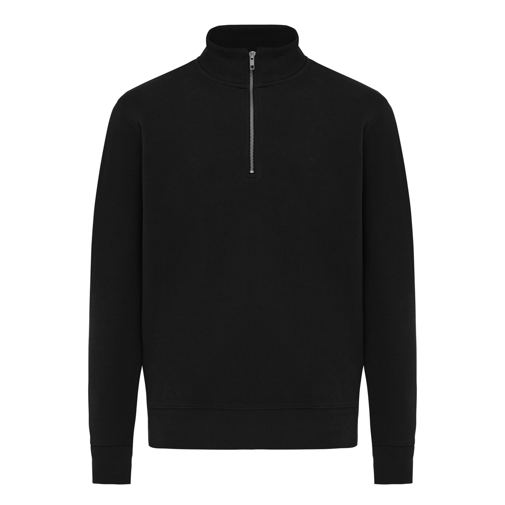 iqoniq IQONIQ Elgon recycled cotton quarter zip sweater