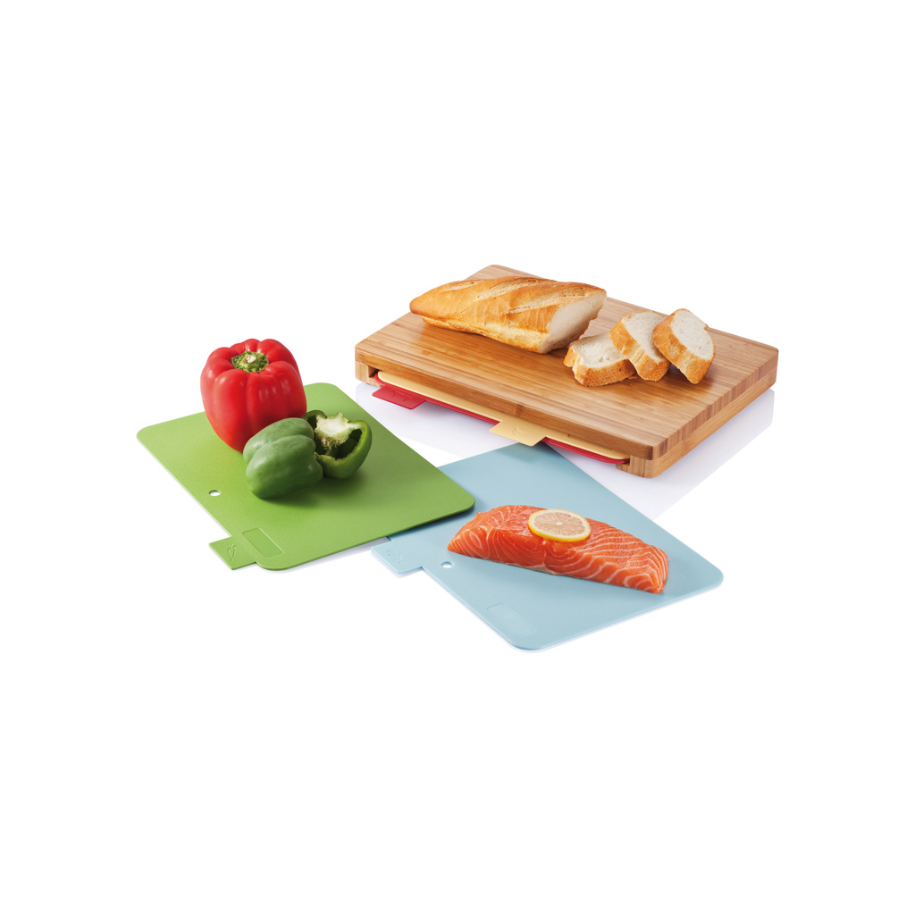 XD Collection Cutting board with 4pcs hygienic boards