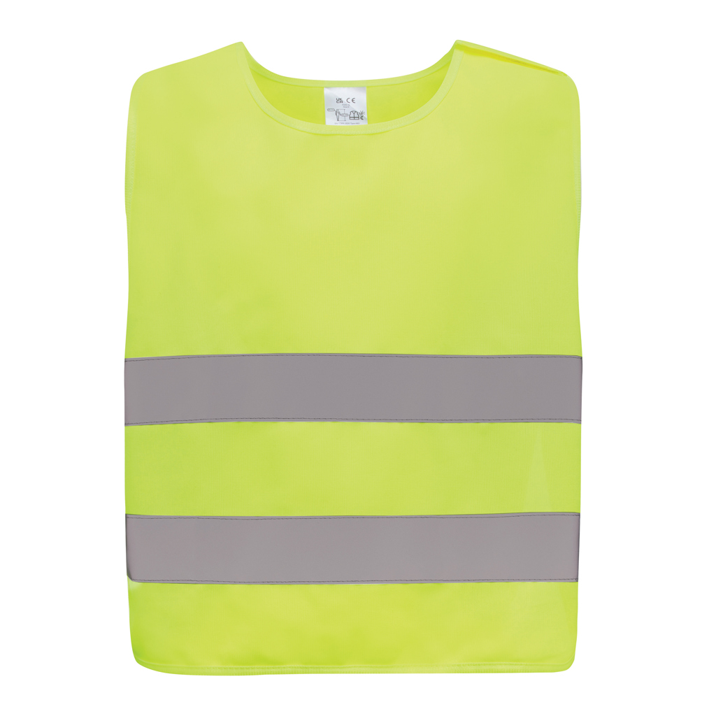 XD Collection GRS recycled PET high-visibility safety vest 7-12 years